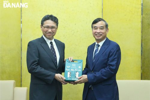 Chủ tịch UBND thành phố Lê Trung Chinh tiếp Tổng Lãnh sự Nhật Bản tại Đà Nẵng