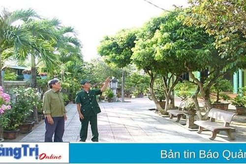 Cựu chiến binh tiên phong xây dựng mô hình 'vườn xanh, nhà sạch'