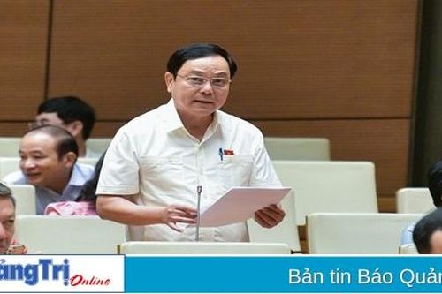 ĐBQH tỉnh Quảng Trị Hoàng Đức Thắng góp ý chủ trương đầu tư Chương trình mục tiêu quốc gia về phát triển văn hóa
