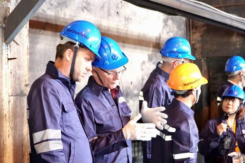 Cục trưởng Cục Năng lượng Đan Mạch thăm và làm việc tại nhà máy thép NatSteelVina