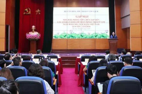 Bộ Văn hóa, Thể thao và Du lịch gặp mặt báo chí nhân kỷ niệm 99 năm ngày Báo chí cách mạng Việt Nam
