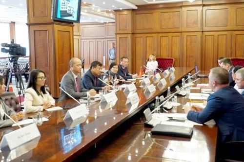 Đoàn Công tác Cục truyền thông Bộ Công an tới thăm và làm việc với Bộ Nội vụ Liên bang Nga
