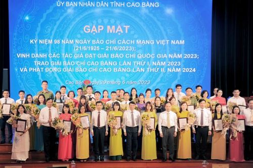 UBND tỉnh tổ chức trao Giải Báo chí Cao Bằng lần thứ II vào ngày 20/6