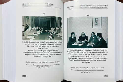 Tài liệu lưu trữ về quan hệ truyền thống Việt Nam - Liên bang Nga