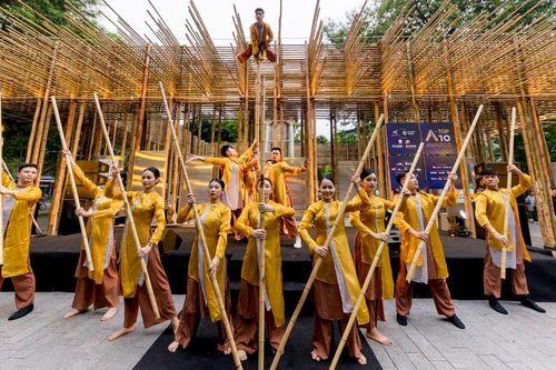 Triển lãm 'Top 10 Pavilion 2023': Ngắm những 'kiến trúc xanh' tại vườn hoa Con Cóc