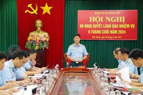 Đảng ủy Sư đoàn 365 ra nghị quyết lãnh đạo nhiệm vụ 6 tháng cuối năm