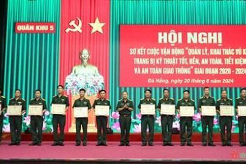 Quân khu 5 sơ kết Cuộc vận động 50 giai đoạn 2020-2024