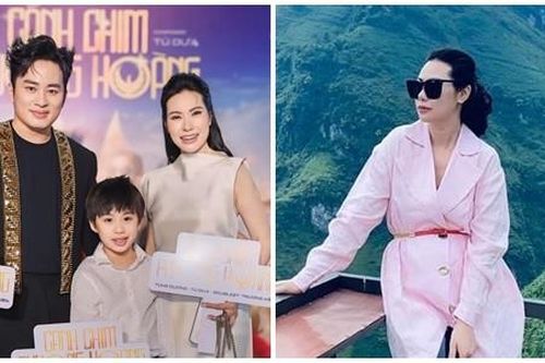 Chân dung vợ xinh đẹp, hơn tuổi của ca sĩ Tùng Dương