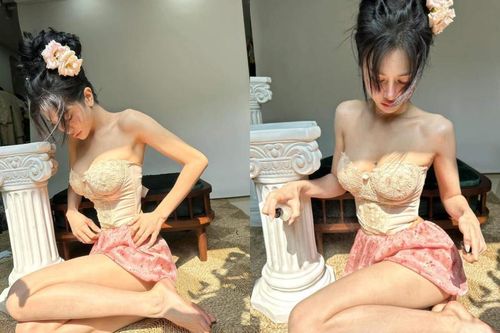 Gái xinh 'đất Mỏ' mặc đồ bó chẽn, 'lăng-xê' áo corset