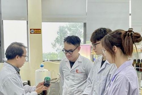Sinh viên làm pin từ vỏ chuối