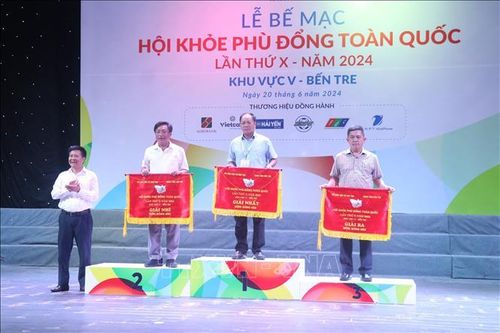 Hội khỏe Phù đổng toàn quốc năm 2024: Đoàn Đồng Tháp xếp thứ Nhất khu vực V