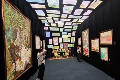 Hai thiên tài hội họa Van Gogh và Monet 'hội ngộ' trong triển lãm tương tác đa giác quan