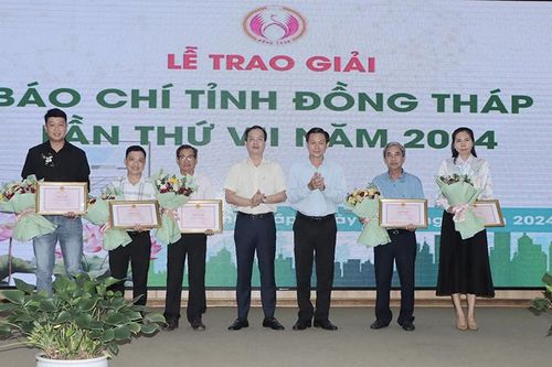 119 tác phẩm đạt giải tại Giải Báo chí tỉnh Đồng Tháp lần thứ VII