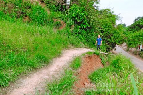 Điểm sạt trượt trên đường tỉnh 237: Hiểm nguy rình rập tại Còn Chè
