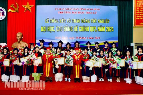 Trường Đại học Hoa Lư tổng kết và trao Bằng tốt nghiệp đại học, cao đẳng hệ chính quy, năm 2024