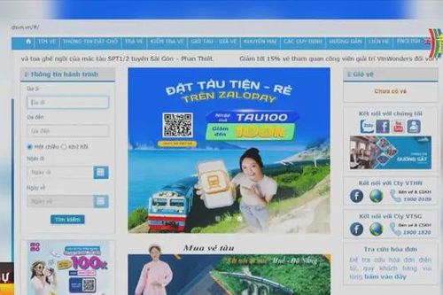 Hôm nay, đường sắt thí điểm bán vé tự động xếp chỗ