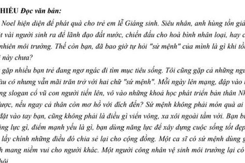 Đề thi thử tốt nghiệp Ngữ văn: Đừng sợ mình sai, đừng tin mình đúng