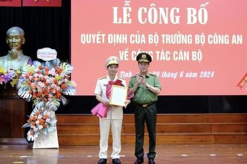 Bổ nhiệm Đại tá Nguyễn Xuân Thao làm Giám đốc Công an tỉnh Hà Tĩnh