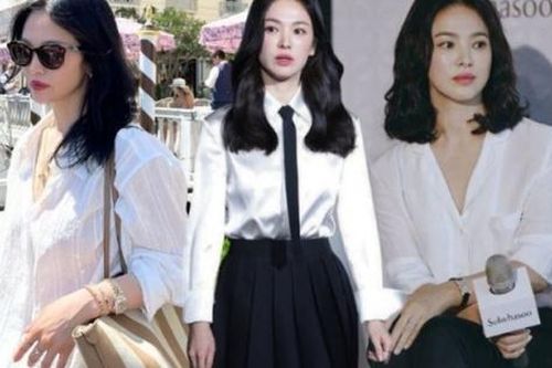 Song Hye Kyo luôn đẹp đỉnh cao khi diện áo sơ mi trắng, gợi ý 10 cách phối đồ cho mọi độ tuổi