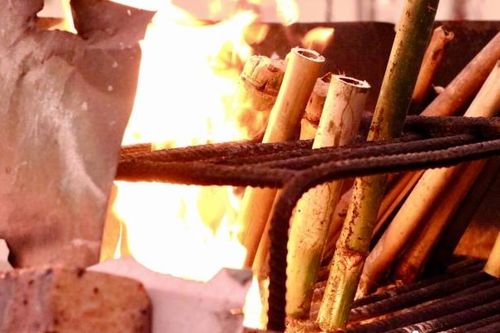 Khám phá quy trình sản xuất cơm lam suối khoáng xứ Tuyên