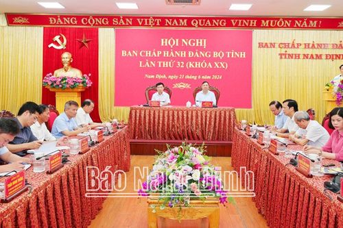Nam Định: Triển khai nhiệm vụ trọng tâm 6 tháng cuối năm 2024