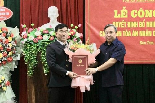 Kon Tum có tân Chánh án Tòa án nhân dân tỉnh
