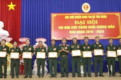 Dấu ấn phong trào thi đua 'Cựu chiến binh gương mẫu' ở TX. Tân Châu