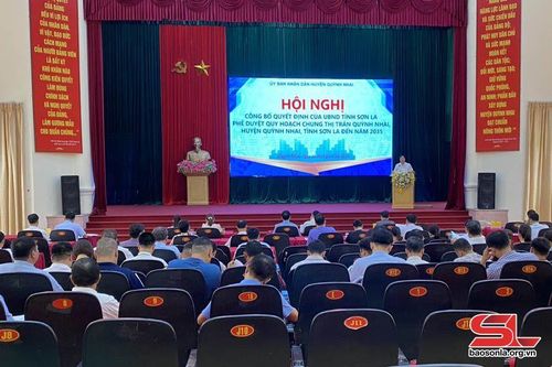Công bố Quyết định của UBND tỉnh Sơn La phê duyệt quy hoạch chung thị trấn Quỳnh Nhai