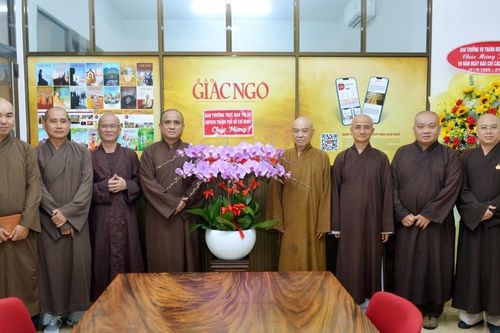 Ban Trị sự GHPGVN TP.HCM và các phái đoàn chúc mừng Báo Giác Ngộ nhân Ngày Báo chí Việt Nam 21-6