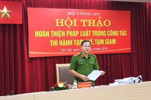 Hoàn thiện pháp luật trong công tác thi hành tạm giữ, tạm giam
