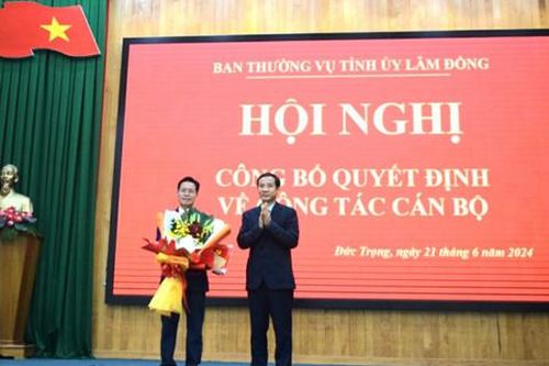 Điều động Phó trưởng Ban Tuyên giáo Tỉnh ủy giữ chức Bí thư Huyện ủy Đức Trọng
