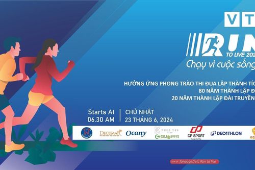 Egan tài trợ trang phục chính thức cho giải chạy VTC - Run to Live 2024