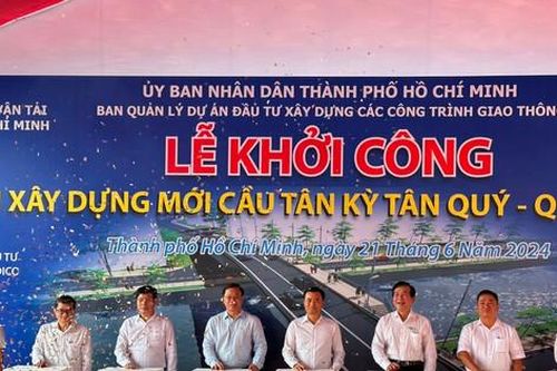 Cầu Tân Kỳ Tân Quý tái khởi công sau 6 năm đình trệ