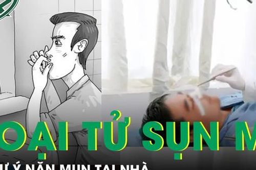 Nhiễm trùng, hoại tử sụn mũi do tự ý nặn mụn tại nhà