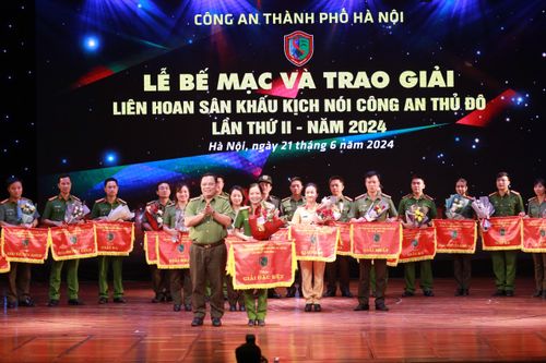 Bế mạc Liên hoan sân khấu Kịch Công an Thủ đô lần thứ II - năm 2024