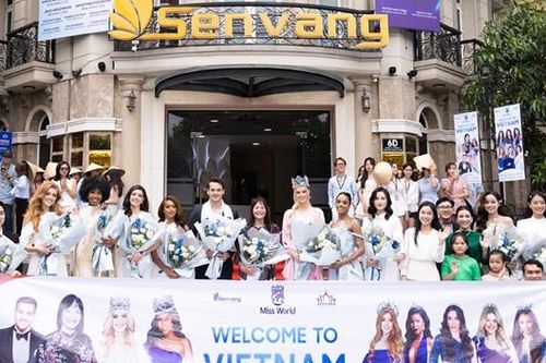 Công ty Sen Vàng đón chủ tịch Miss World