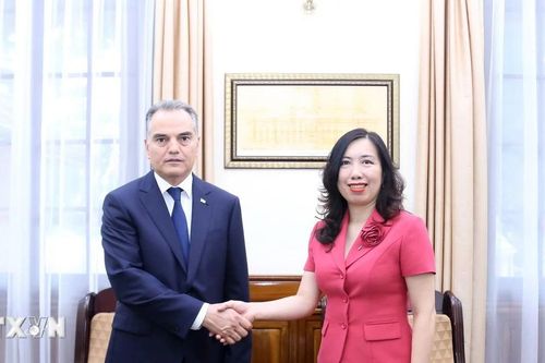 Thứ trưởng Ngoại giao Lê Thị Thu Hằng tiếp Đại sứ Turkmanistan và Đại sứ Iceland