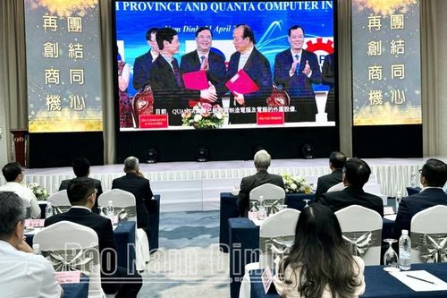 Nam Định hút gần 1 tỷ USD vốn đầu tư từ doanh nghiệp Đài Loan (Trung Quốc)