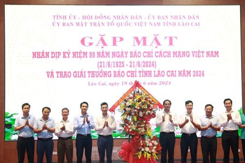 Thư cảm ơn của Báo Lào Cai nhân kỷ niệm 99 năm Ngày Báo chí Cách mạng Việt Nam