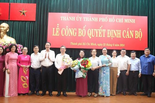 Chủ tịch UBMTTQVN TP.HCM Trần Kim Yến giữ chức Chủ nhiệm Ủy ban Kiểm tra Thành ủy TP.HCM