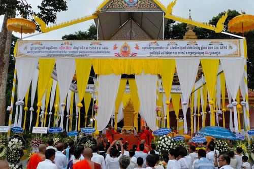 Trà Vinh: Lễ truy niệm, phụng tống kim quan Trưởng lão Hòa thượng Diệp Tươi trà-tỳ