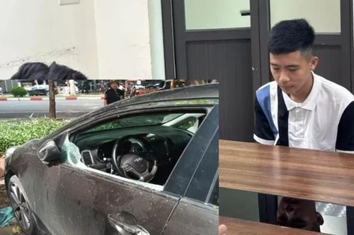 Bắt đối tượng đập kính hàng loạt ô tô ở Hà Nội