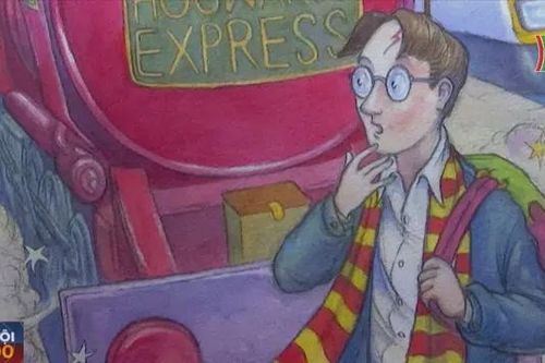Hình trang bìa gốc cuốn truyện Harry Potter sẽ được đấu giá