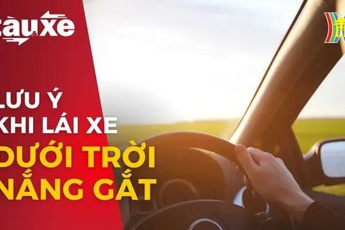 Lưu ý khi lái xe dưới trời nắng gắt | Bản tin Tàu và Xe | 22/06/2024