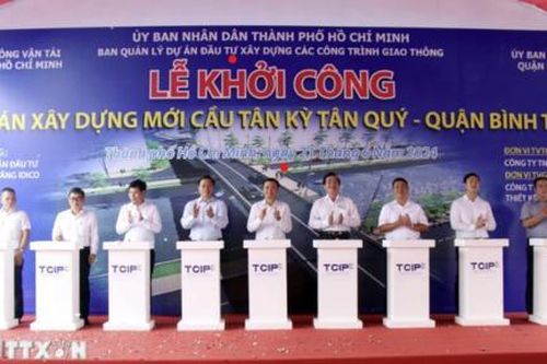 TPHCM: Khởi công cầu Tân Kỳ Tân Quý với tổng vốn đầu tư gần 500 tỷ đồng