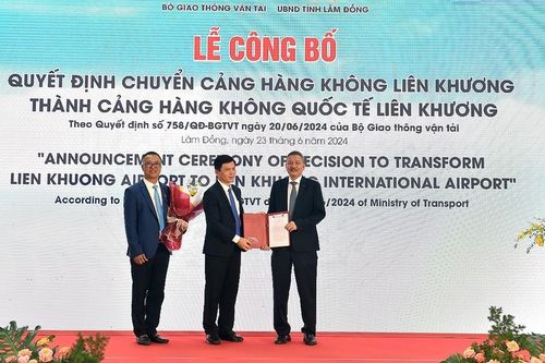 Công bố quyết định chuyển Liên Khương thành cảng hàng không quốc tế