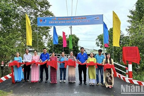Đồng Tháp: Khánh thành và khởi công 6 cầu giao thông nông thôn