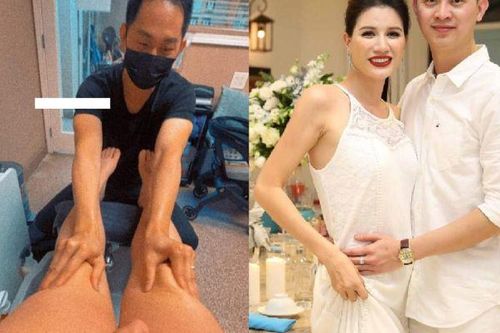 Xuất hiện hình ảnh chồng Trang Khàn đang mát xa, làm móng cho khách: Hóa ra là đại gia 'phông bạt'?