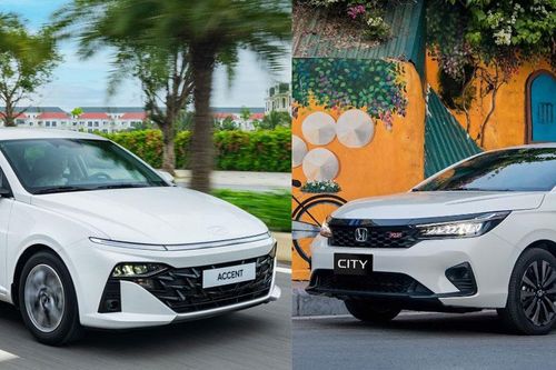 Tầm giá 600 triệu, chọn Hyundai Accent 2024 hay Honda City?