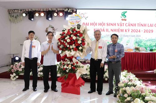 Đại hội Hội Sinh vật cảnh tỉnh Lai Châu khóa II, nhiệm kỳ 2024-2029